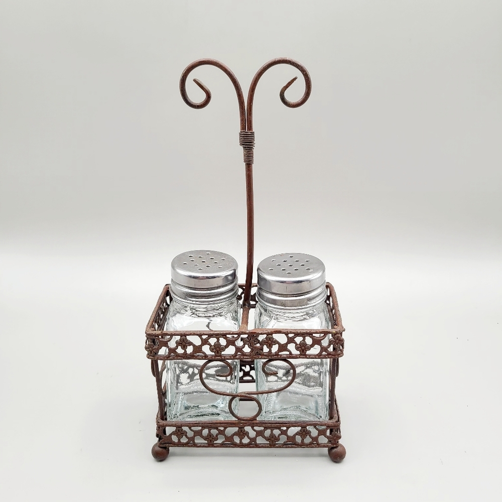 Vintage Decorative Salt & Pepper Holder